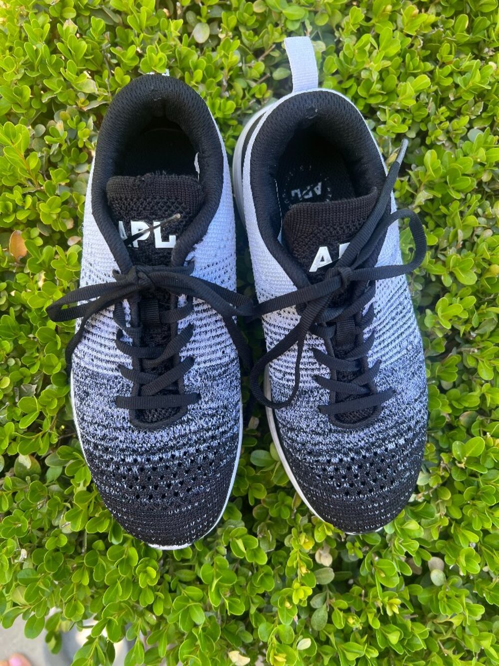 APL Tech Loom Black & Heather Gray- Size 6.5  - Womens Sneaker